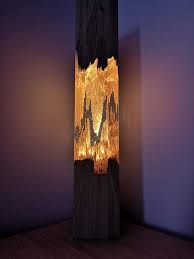 Epoxid Holz Lampe Lampe Nachtlampe Harz Tischdekor Dekor Licht Dekor Epoxidholzlampe Harz Lampe Licht Nachtlampe In 2020 Resin Table Wood Lamps Night Lamps