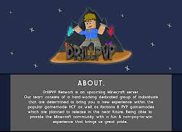 We are a new server! Completed Drillpvp Network Looking For Another Owner Mc Market