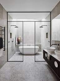 Linear drains are rectangular, sleek this is why they are used in modern bathroom designs so often. Large Bathroom With Wetroom Modern Small Bathrooms Large Bathrooms Master Bathroom Design