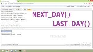 Date_part is the part of date e.g., a year, a quarter, a month, a week that you want to compare between the start_date and end_date.see the valid date parts in the table below. How To Get Last 7 Days Data In Oracle