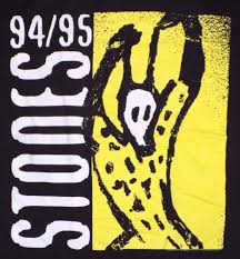 Rolling Stones Black And Blue Poster The Rolling Stones Voodoo Lounge 1994 95 World Tour Large Black T Shirt Vintage Brockum Graphictee Rolling Stones Stone Vintage
