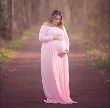 Baby Shower Dress Maternity Dress For Photo Shoot Maternity Gown Pink Maternity Dress Ma Maternity Dresses For Baby Shower Pink Maternity Dress Maternity Gowns