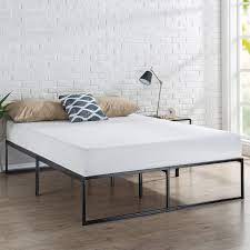 Mdf panel, particle board, quantity: Zinus Metal Platform Bed Frame Black Double Bed Frames Bedroom Furniture