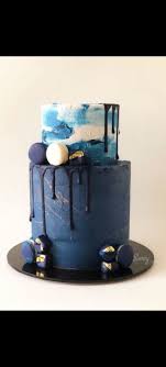 Trendy Birthday Cake 18th Boy Blue Ideas Buttercream Birthday Cake Blue Birthday Cakes Birthday Cakes For Men