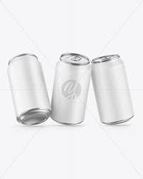 Download Two Metallic Drink Cans W Matte Finish Mockup In Can Mockups On Yellow Images Object Mockups PSD Mockup Templates