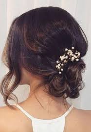 For volume at the crown, lift that section up, spritz it with hair spray, then blast with a dryer (or, in a pinch. Simple Bridal Hairstyles Arabia Weddings