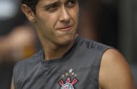 Edgar Balbuena durante o treino do Corinthians realizado esta manhã no  Parque São Jorge; o próximo jogo do time será domingo, dia 29/11, contra o  Flamengo, no estádio Brinco de Ouro da