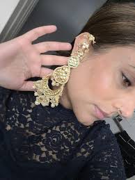 Long Kundan Earrings