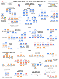 Results Of The 2011 Canadian Federal Election Wikipedia