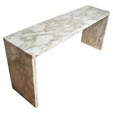 Carrara Marble Console Table On Chairish Com Marble Console Table Marble Table Console Table