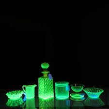 It would be a very bad idea to cut uranium glass without knowing. Testing Uranium Glass Nuclear Culture