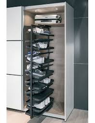 Not only does this shoe cabinet look good, the perfect item to keep your footwear organized. Pivoting Tall Shoe Rack 180 Degree Pull Out Swing 80622401 Tall Storage