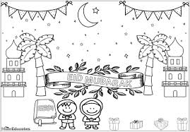 More than 5.000 printable coloring sheets. Free Eid Colouring Sheets Eid Ul Fitr The Mum Educates