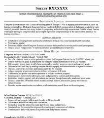 Most resume samples showcase qualifications such as teaching skills, patience, computer science expertise, communication and strong interpersonal skills. Computer Science Teacher Cv Example August 2021