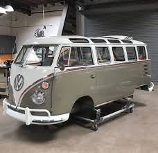 Image result for Pearl Gray 1950 VW Bus