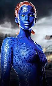 Jennifer lawrence spędziła trochę swojego czasu z pacjentami, ich rodzinami, jak i. Don T Feel Blue Jennifer Lawrence Confirms That Mystique Will Be Blue In X Men Apocalypse Mystique Marvel Apocalypse Character Mystique Costume