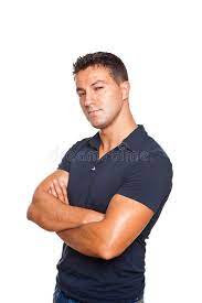 Browse 22,713 young man arms crossed stock photos and images available, or search for young man smiling headshot or young man muscular arms to find more great stock photos and pictures. Man Standing With Arms Crossed Stock Photo Image Of Jeans White 21123702