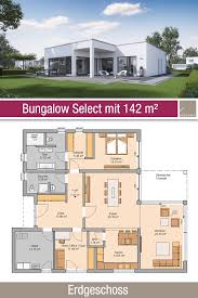 Bungalow Grundriss 142 M 3 Zimmer Erdgeschoss Ankleidezimmer Bungalow Erdgeschoss Grun In 2020 Architecture House Bungalow Flooring Bungalow Floor Plans