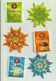 Schone Idee Aus Teebeutel Mull Basteln Weihnachten Basteln Weihnachtsbasteln