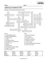 1st grade crossword puzzles first graders are beginning to develop their academic skills. Printable Crossword C24 Teaching Squared