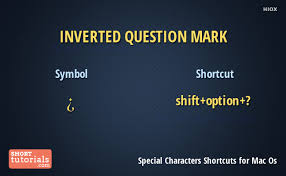See full list on wikihow.com Keyboard Shortcut For Upside Down Question Mark In Mac Os
