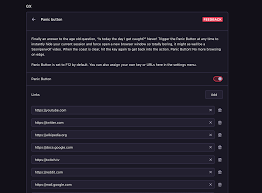 Opera GX Browser Adds Panic Button to Quickly Hide Your Porn Viewing