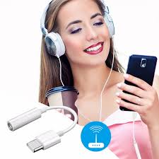 For Galaxy A54 5G Earphone Jack Converter TYPE-C Headphone Adapter