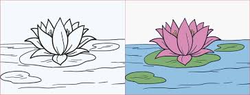 Teratai merupakan bunga yang unik, pasalnya bunga ini mampu hidup dan bertahan di atas air. 30 Gambar Sketsa Bunga Mudah Bunga Matahari Mawar Tulip Sakura Teratai Sepatu Melati Dll Seni Budayaku