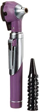 Zetalife Otoscope Ear Scope With Light Ear Infection Detector Pocket Size In 10 Colors Purple
