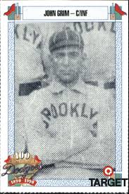 John Grim Baseball Price Guide