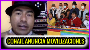 CONAIE anuncia movilizaciones