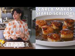Carla Makes Seared Scallops with Brown Butter & Lemon Sauce
