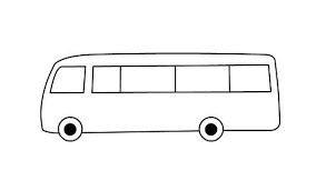 How To Draw A Bus Bus Drawing Drawing For Kids Bus