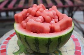 These fruits are an excellent source of vitamins c and a. Frosty Watermelon Dog Treat Recipe Petguide
