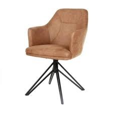 Es gibt 6 gut konservierte sitze und liegen aus massivholz. Stuhl Calvin Armlehnenstuhl Farbe Cognac Kaufland De