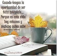 Cuando Tengas La Oportunidad De Ser Feliz Intentalo Porque En Este Mundo Hoy Estamos Y Manana Quien Sabe Ser Feliz Frases Chulas Frases Motivacionales