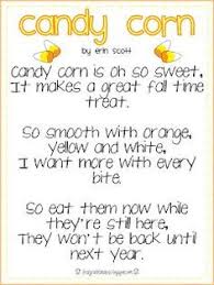 Valentine Treat Bag Poem Candy Corn Poem Plus Some Free Printables And Activities From First First Grade Poems Halloween Poems Candy Corn