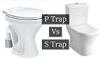 P trap toilet
