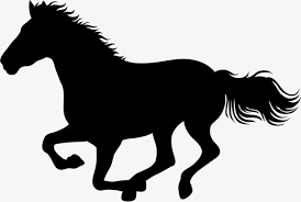 Running The Horse Png And Clipart Horse Silhouette Horses Animals