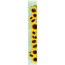 Correll Sunflowers On Tapestry Personalized Growth Chart