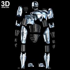 3d Printable Robocop Classic Armor Suit 1987 Film 3d Model File Formats Stl Obj Stampa 3d Film