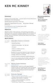 videographer resume samples visualcv