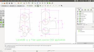Screenshot Of Librecad Autocad Application Free Opening