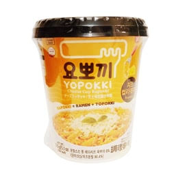 yopokki ramen + topokki (cheese cup)
