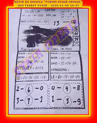 1 New Message Kode Syair Sydney 6 November 2020 Forum Syair Togel Hongkong Singapura Sydney
