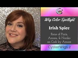 Wig Color Spotlight: Irish Spice by Rene of Paris, Amore, & Noriko (on Codi  by Amore)