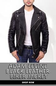 Adam Levine Leather Jacket Black Leather Biker Jacket Leather Jacket Jackets