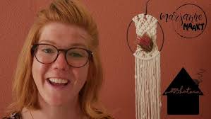 Macramé Wandhanger 'Hang in there'