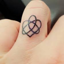 My Version Of A Celtic Heart Knot Finger Ring Tattoo Celticknot Heart Finger Tattoos Ring Tattoo Designs Ring Finger Tattoos