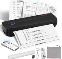 VEVOR Portable Thermal Printer - 2600mAh Battery, 300 DPI, Bluetooth  Inkless Mobile Printer for A4, A5 & 8.5" x 11" Thermal Paper, Compatible  with ...